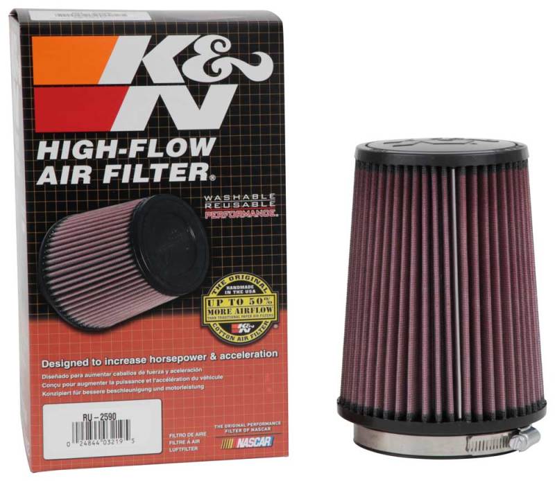 

K&N Engineering RU-2590 - KNNRU-2590 - K&N Filter Universal Rubber Filter 4 inch Flange 5 3/8 inch Base 4 3/8 inch Top 7 inch Height - Shipped in Europe - Tuningsupply.com
