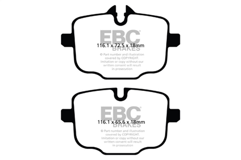 
  

EBC DP22089 - EBCDP22089 - EBC 10+ BMW 535i 3.0 Turbo (F10) Greenstuff Rear Brake Pads - Shipped in Europe - Tuningsupply.com

