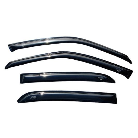 AVS 98-11 Ford Crown Victoria (Short Rears) Ventvisor Outside Mount Window Deflectors 4pc - Smoke-tuningsupply.com