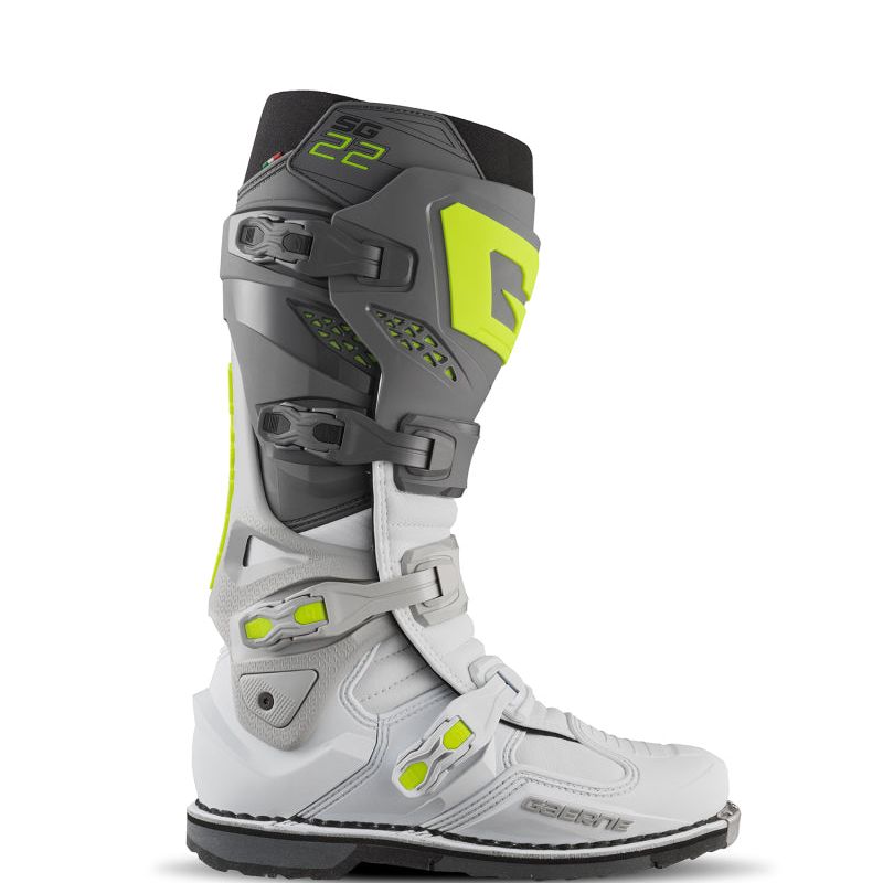 Gaerne SG22 Boot Anthracite/ White/Grey Size - 10-tuningsupply.com