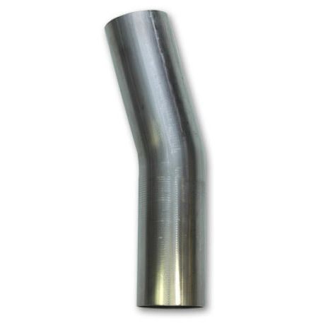 Vibrant 2.25in O.D. T304 SS 15 deg Mandrel Bend 5in x 5in leg lengths (3.375in Centerline Radius)-Steel Tubing-Vibrant-VIB13128-SMINKpower Performance Parts