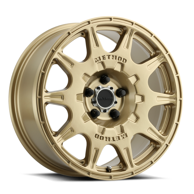 

Method Wheels MR50278012138-2 - MRWMR50278012138-2 - Method MR502 RALLY 17x8 +38mm Offset 5x4.5 67.1mm CB Gold Wheel - Shipped in Europe - Tuningsupply.com
