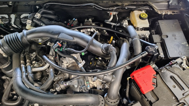 

J&L 3058P-B - JLT3058P-B - J&L 24-25 Ford Ranger Raptor 3.0L PCV Side Oil Separator - Black Anodized - Shipped in Europe - Tuningsupply.com
