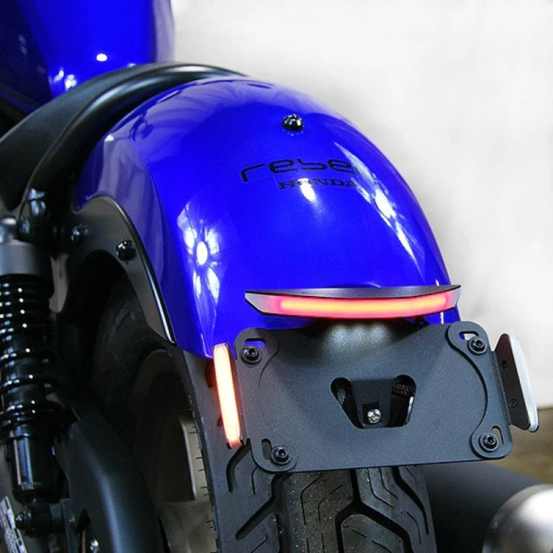 

New Rage Cycles REBEL500-FE - NEWREBEL500-FE - New Rage 17+ Honda Rebel 500 Fender Eliminator Kit - Shipped in Europe - Tuningsupply.com
