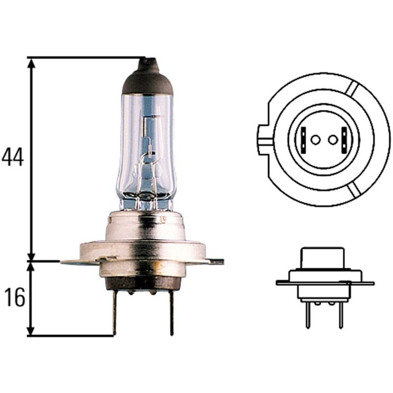 Hella Optilux H7 100W XB Extreme Blue Bulbs (Pair)-tuningsupply.com