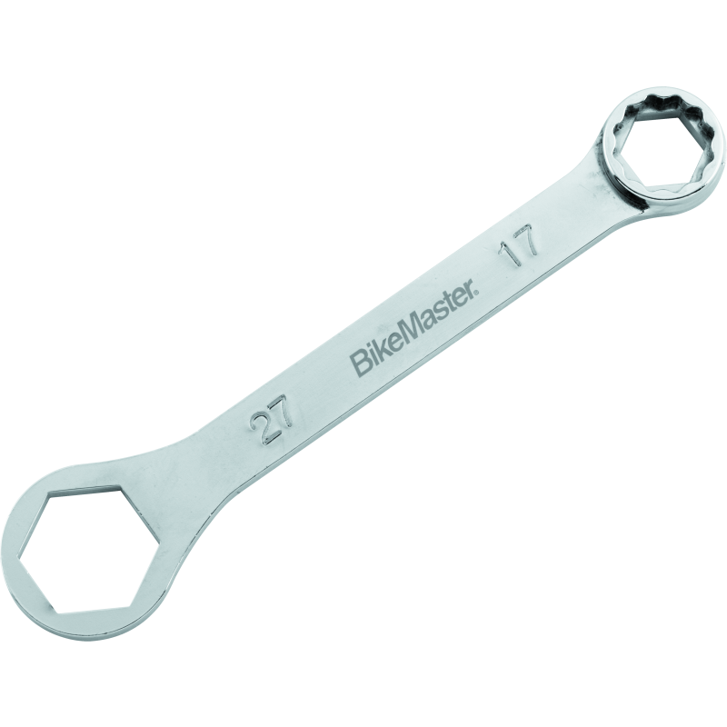 BikeMaster Rider Wrench - 27mm 6-pt x 17mm 12-pt-tuningsupply.com