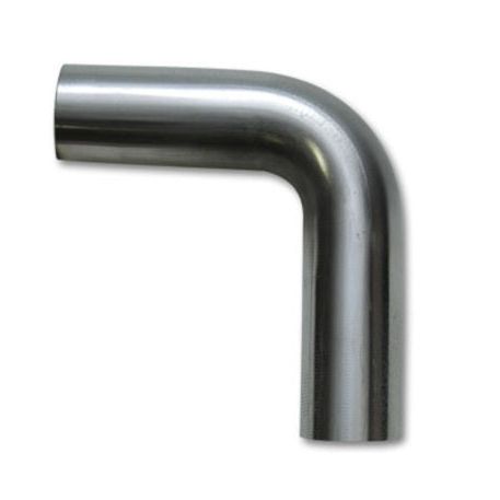 Vibrant 3.5in O.D. T304 SS 90 deg Mandrel Bend 6in x 6in leg lengths (5.5in Centerline Radius)-Steel Tubing-Vibrant-VIB13043-SMINKpower Performance Parts