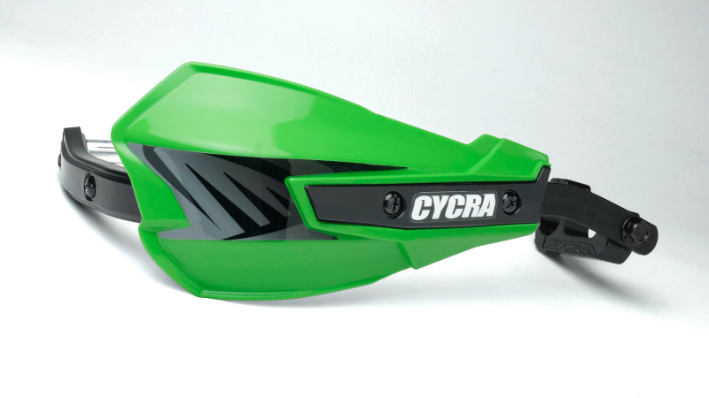 Cycra Vortex Hand Guard/w Universal U-Clamps - Green-tuningsupply.com