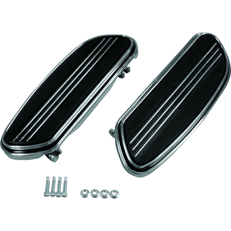 Bikers Choice 86-20 Touring 86-17 FLST 12-16 FLD Chrome Floorboard Kit Replaces H-D 50631-04 Pr-tuningsupply.com