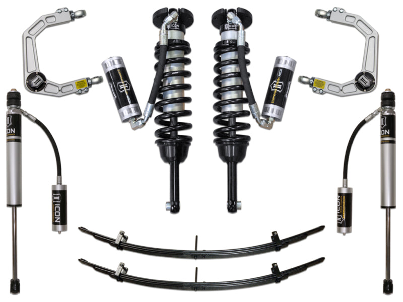 
  

ICON  - ICOK53004 - ICON 05-15 Toyota Tacoma 0-3.5in/2016+ Toyota Tacoma 0-2.75in Stg 4 Suspension System w/Billet Uca - Shipped in Europe - Tuningsupply.com

