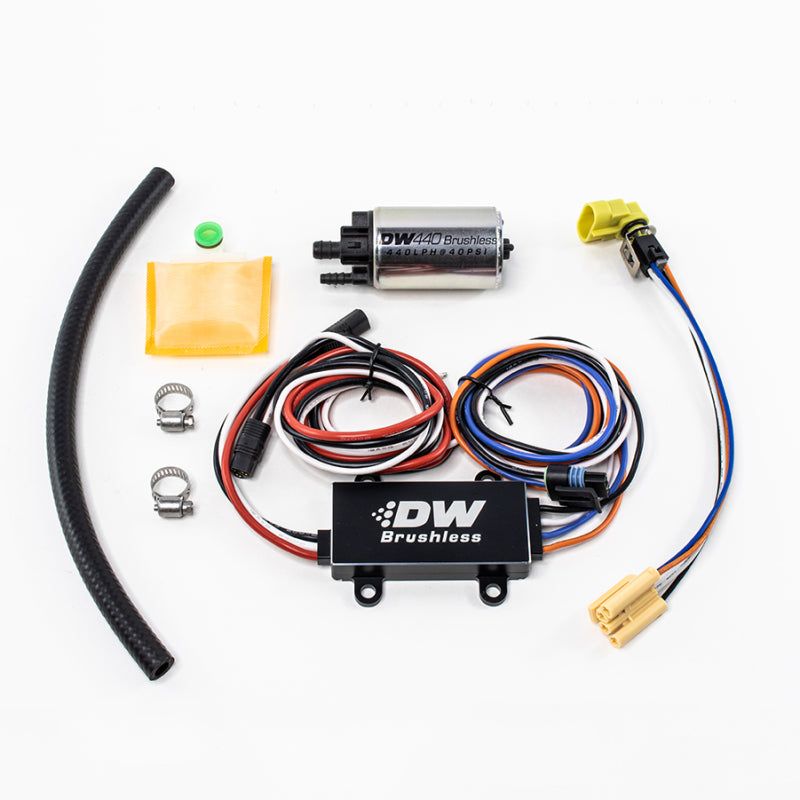 DeatschWerks DW440 440lph Brushless Fuel Pump w/ Dual Speed Controller-tuningsupply.com