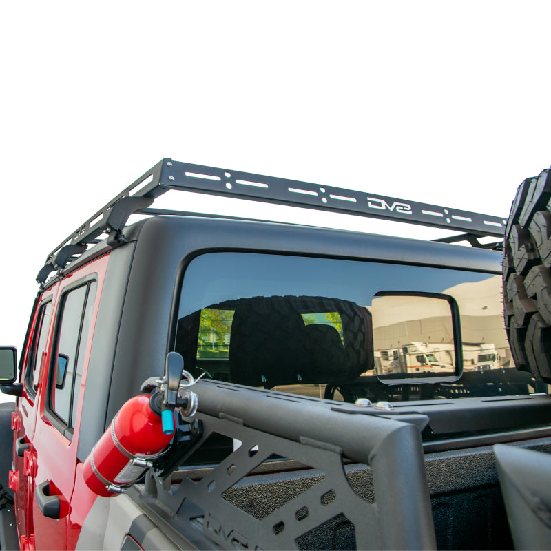 DV8 Offroad 07-18 Jeep Wrangler JK 4 DR / JL 2 DR & JT / 18+ Gladiator Roof Rack-tuningsupply.com