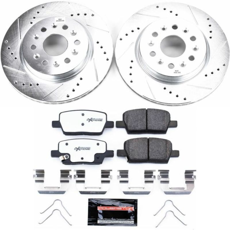 

PowerStop K7411-26 - PSBK7411-26 - Power Stop 18-19 Buick Enclave Rear Z26 Street Warrior Brake Kit - Shipped in Europe - Tuningsupply.com
