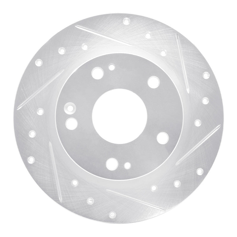 

R1 Concepts 631-59059R - RNC631-59059R - R1 16-25 Honda Civic Hatchback Rear Right Drilled & Slotted Silver Brake Rotor - Shipped in Europe - Tuningsupply.com
