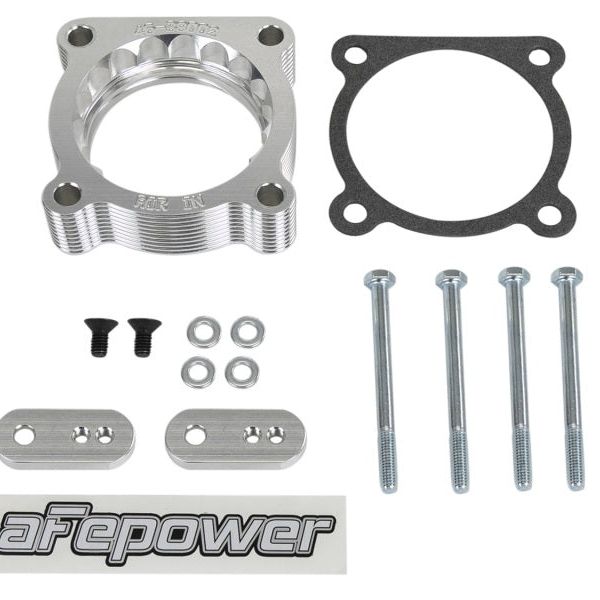 aFe Silver Bullet Throttle Body Spacers TBS Toyota Tacoma 05-11 V6-4.0L-tuningsupply.com