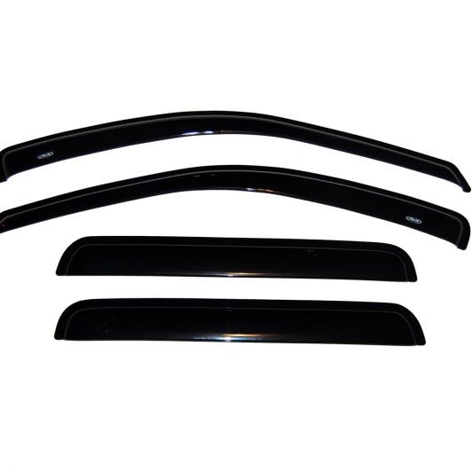 AVS 2004 Ford Ecosport (Brazil) Ventvisor Outside Mount Window Deflectors 4pc - Smoke-tuningsupply.com