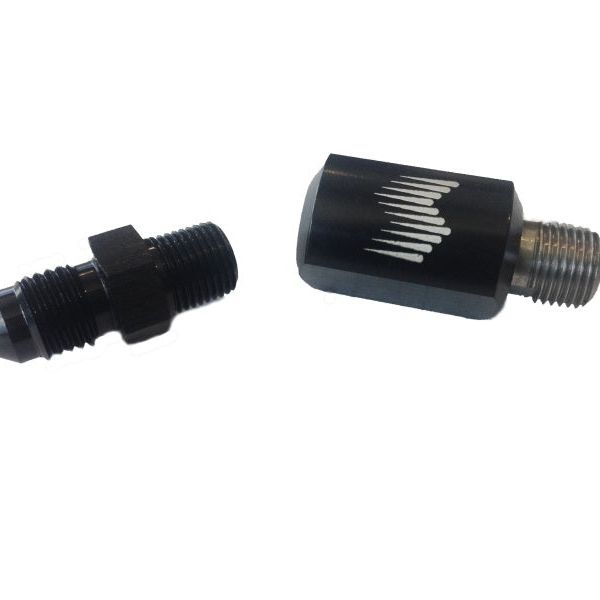 Snow Performance 1/8in NPT Female to 4AN Male Low Profile Straight Nozzle Holder