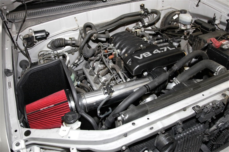 

Spectre 9964 - SPE9964 - Spectre 05-07 Toyota Sequoia V8-4.7L F/I Air Intake Kit - Polished w/Red Filter - Shipped in Europe - Tuningsupply.com
