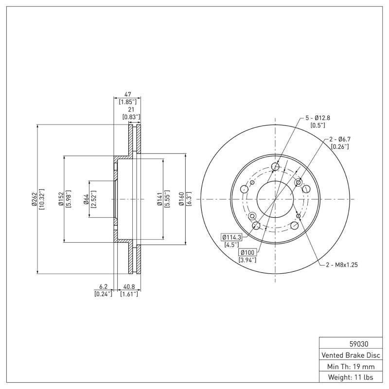 

DFC 600-59030 - DFC600-59030 - DFC 04-11 Honda Civic Front Brake Rotor - Shipped in Europe - Tuningsupply.com
