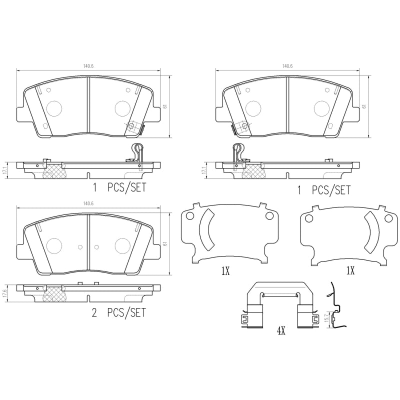 
  

Brembo OE  - BREP30108N - Brembo 18-21 Genesis G70/ Kia Stinger Front NAO Brake Pad - Shipped in Europe - Tuningsupply.com

