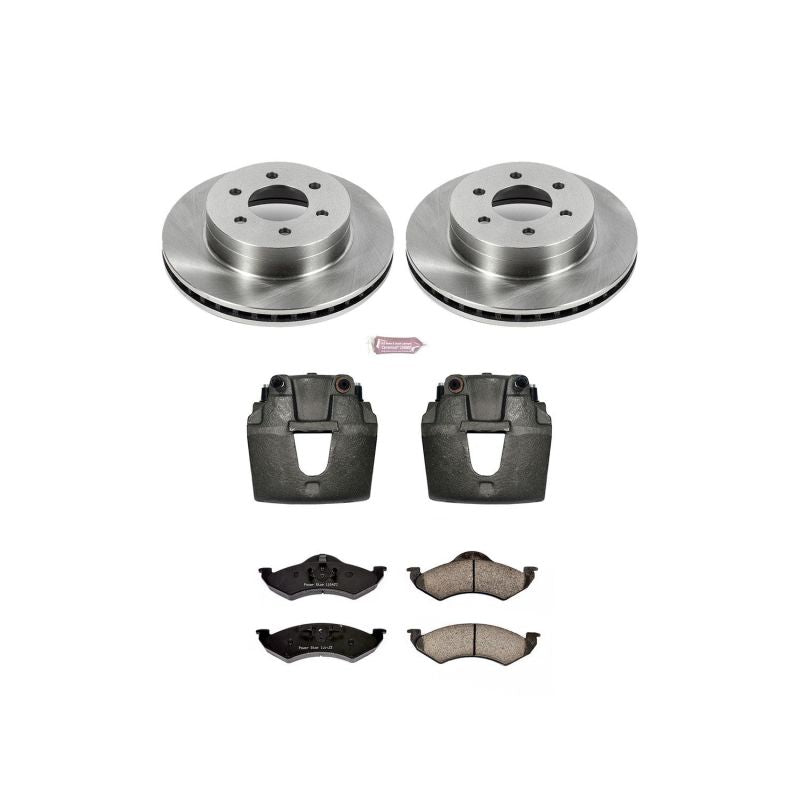 

PowerStop KCOE2139 - PSBKCOE2139 - Power Stop 00-02 Dodge Dakota Front Autospecialty Brake Kit w/Calipers - Shipped in Europe - Tuningsupply.com
