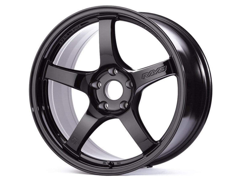 Gram Lights 57CR 18x9.5 +38 5-114.3 Glass Black Wheel (Min Order Qty Of 20)-tuningsupply.com