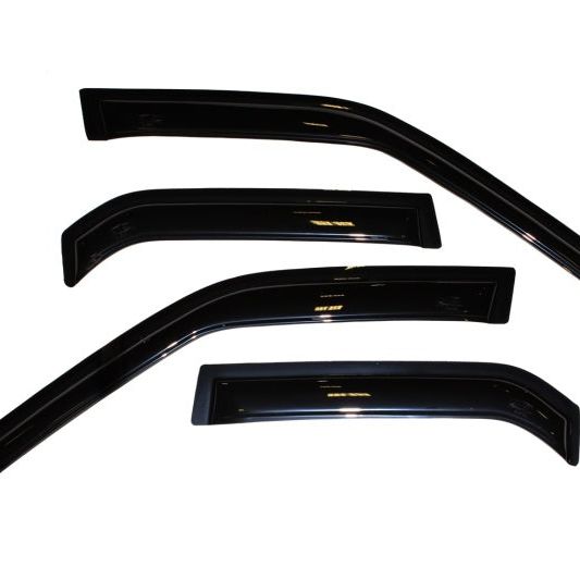 AVS 88-92 Toyota Corolla Ventvisor Outside Mount Window Deflectors 4pc - Smoke-tuningsupply.com