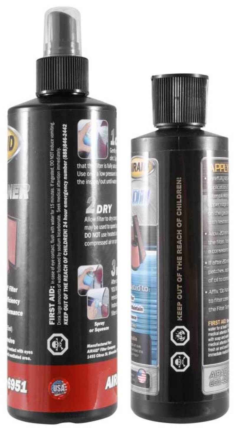 

Airaid  - AIR790-550 - Airaid Renew Kit - 12oz Cleaner / 8oz Squeeze Oil - Shipped in Europe - Tuningsupply.com
