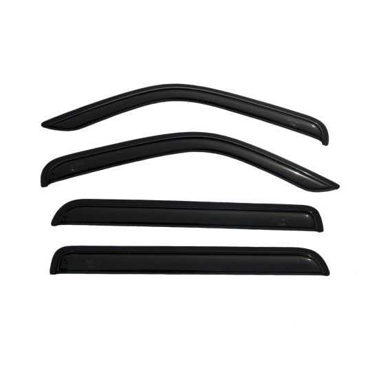 AVS 07-11 Dodge Nitro Ventvisor Outside Mount Window Deflectors 4pc - Smoke-tuningsupply.com