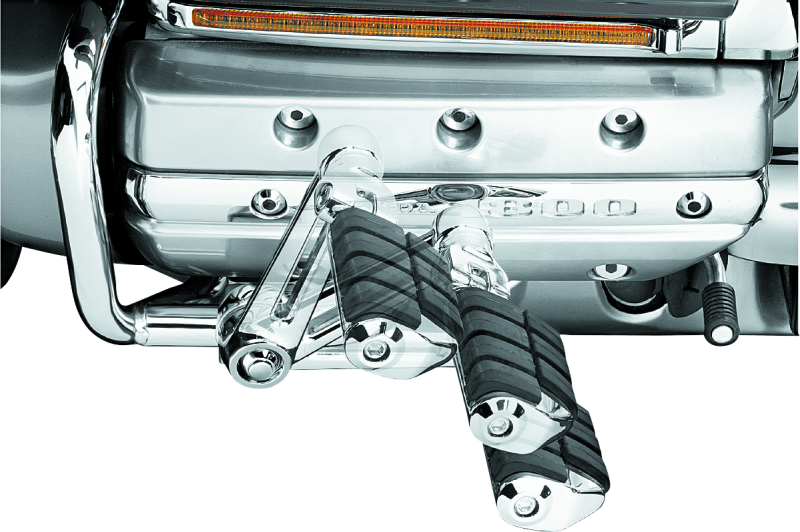 Kuryakyn Ergo II Dually ISO Pegs With Long Arms Chrome-tuningsupply.com