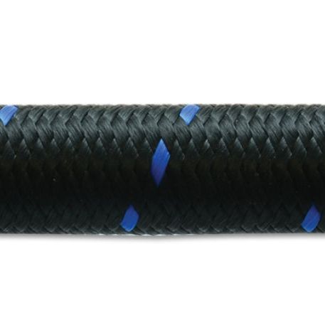 Vibrant -10 AN Two-Tone Black/Blue Nylon Braided Flex Hose (20 foot roll)-Hoses-Vibrant-VIB11980B-SMINKpower Performance Parts