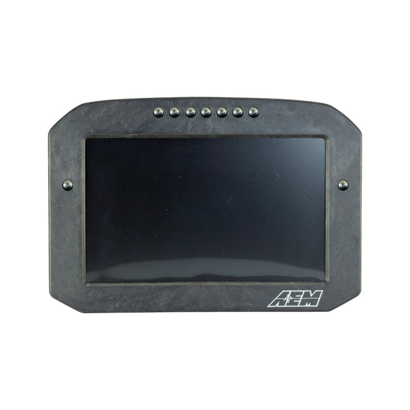

AEM 30-5703F - AEM30-5703F - AEM CD-7LG Carbon Logging Flush Digital Dash Display w/ Internal 20Hz GPS & Antenna - Shipped in Europe - Tuningsupply.com
