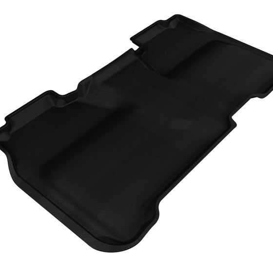 3D MAXpider 2014-2019 Chevrolet Silverado Crew Cab Kagu 2nd Row Floormats - Black-tuningsupply.com