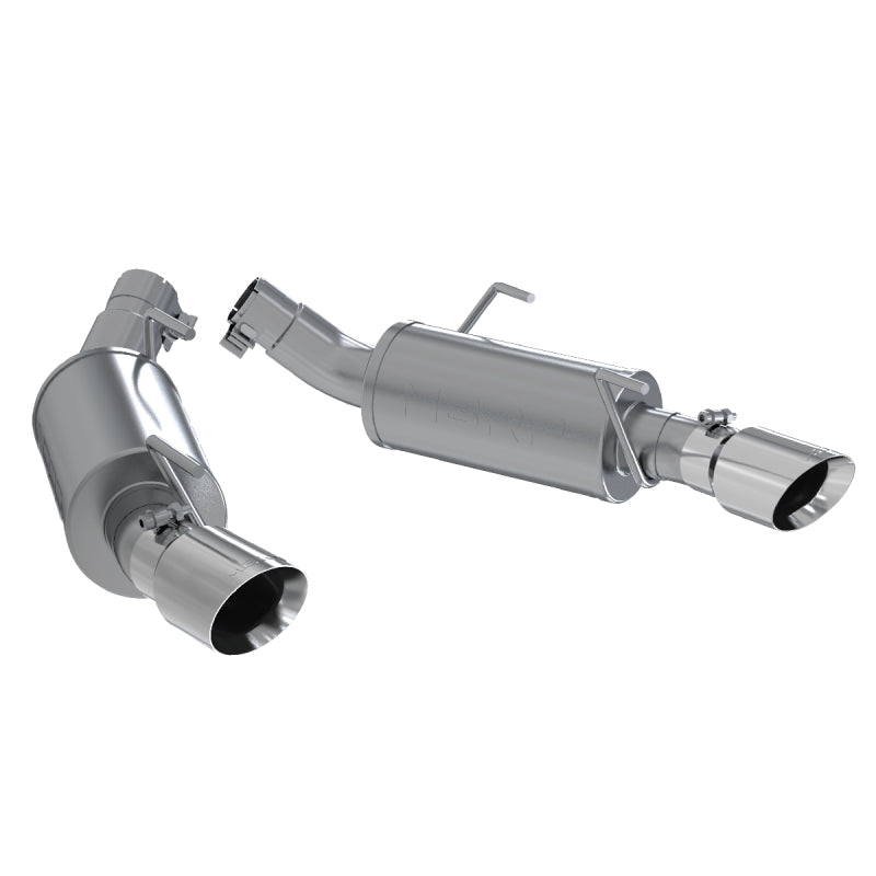 MBRP 05-10 Ford Mustang GT 5.0/Shelby GT500 Dual Mufflers Axle Back Split Rear AL-tuningsupply.com