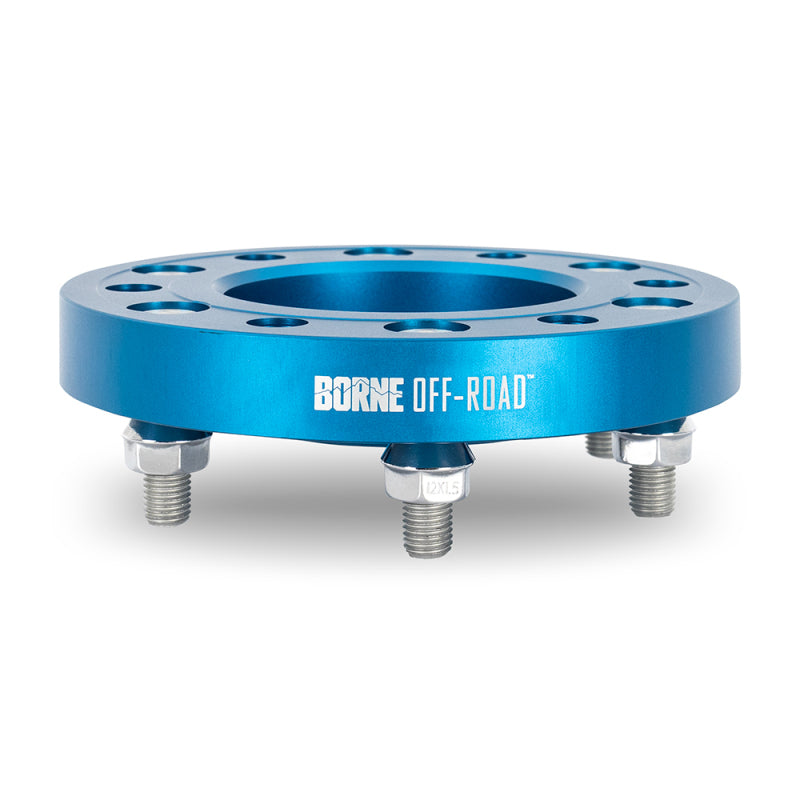 Borne Off-Road Wheel Spacers - 6x139.7 - 78.1 - 38.1mm - M14x1.5 - Blue-tuningsupply.com