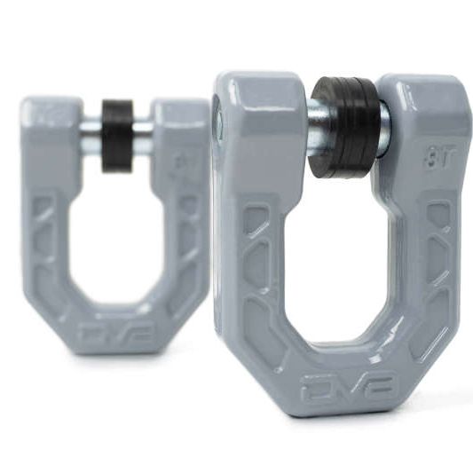 DV8 Offroad Elite Series D-Ring Shackles - Pair (Gray)-tuningsupply.com