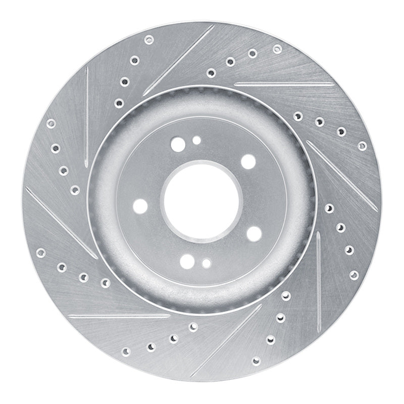 

R1 Concepts 631-21040R - RNC631-21040R - R1 18-23 Genesis G70 Front Right Drilled & Slotted Silver Brake Rotor - Shipped in Europe - Tuningsupply.com
