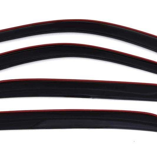 AVS 06-08 Dodge RAM 1500 Mega Cab Ventvisor In-Channel Front & Rear Window Deflectors 4pc - Smoke-tuningsupply.com