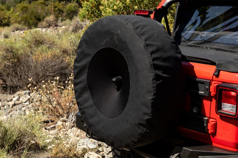 

Rampage 773555 - RAM773555 - Rampage 2018-2019 Jeep Wrangler(JL) Sport 2-Door Tire Cover w/Camera Slot 30in-32in - Black - Shipped in Europe - Tuningsupply.com
