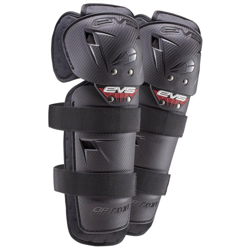 EVS Option Knee Guard Black - Adult-tuningsupply.com