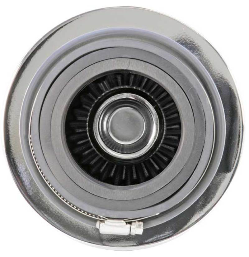 

K&N Engineering RG-1001WT - KNNRG-1001WT - K&N Universal Filter Chrome Round Tapered White - 4in Flange ID x 1.125in Flange Length x 5.5in H - Shipped in Europe - Tuningsupply.com
