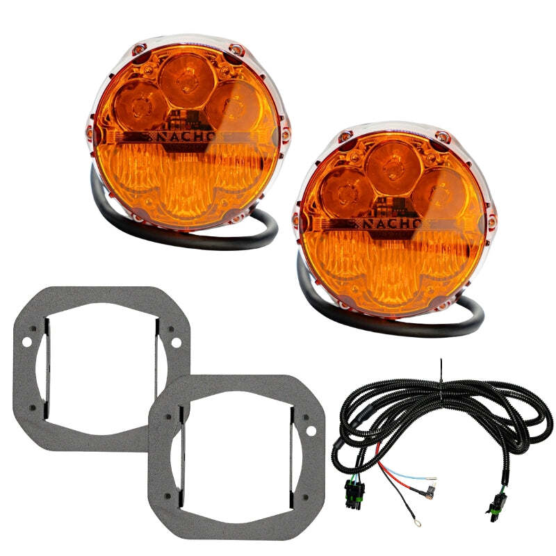 
  

Nacho Offroad Technology  - NACV3JW1KASM - Nacho Lighting Jeep JL/JT SAE Combo Amber Plug N Play Fog Light Kit (1pc Bumper Kit) - Shipped in Europe - Tuningsupply.com

