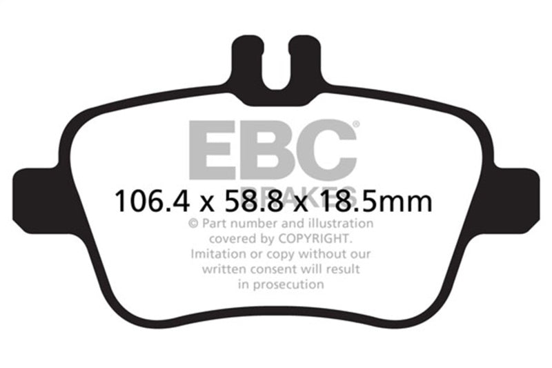 

EBC DP32157C - EBCDP32157C - EBC 13+ Mercedes-Benz CLA250 2.0 Turbo Redstuff Rear Brake Pads - Shipped in Europe - Tuningsupply.com
