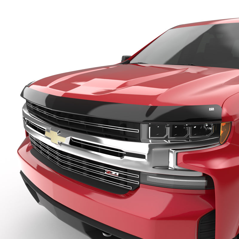 EGR 2019 Chevy 1500 Super Guard Hood Guard - Dark Smoke-tuningsupply.com