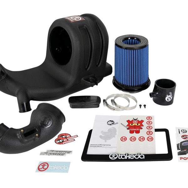 aFe Takeda Momentum Pro 5R Cold Air Intake System 15-18 Honda Fit I4-1.5L-tuningsupply.com