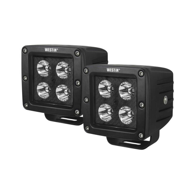 

Westin 09-12205A-PR - WES09-12205A-PR - Westin LED Auxiliary Light 3.2in x 3.0in Spot w/5W Cree - Black - Shipped in Europe - Tuningsupply.com
