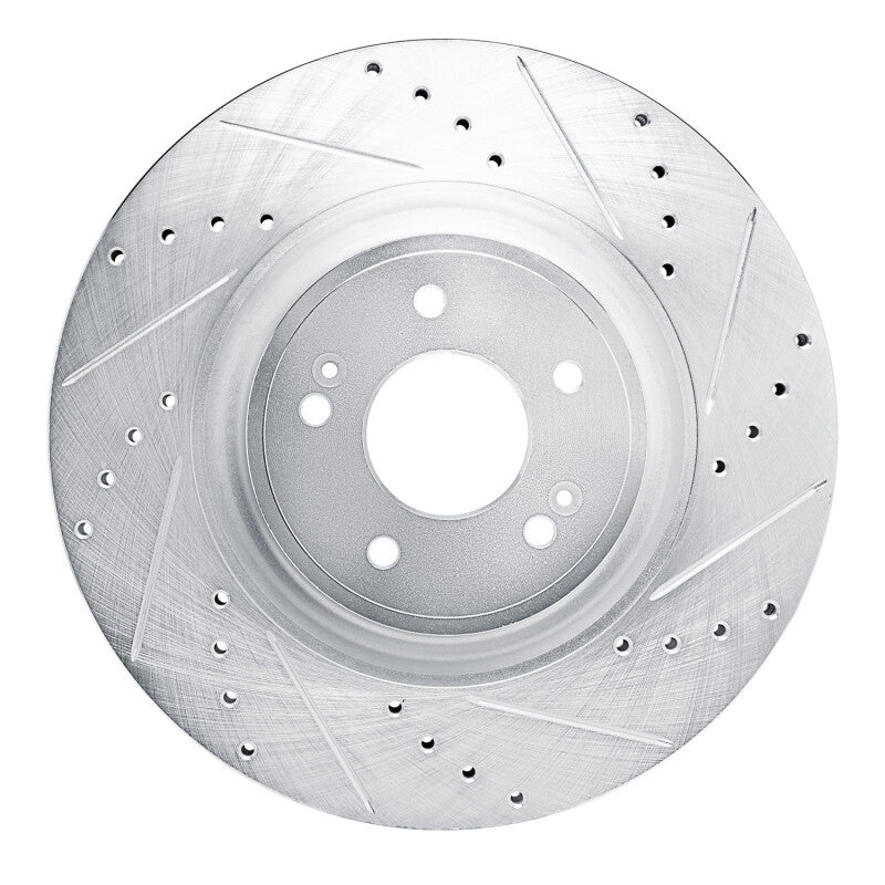 

R1 Concepts 631-21053R - RNC631-21053R - R1 2022-2023 Genesis G70 Front Right Drilled & Slotted Silver Brake Rotor - Shipped in Europe - Tuningsupply.com

