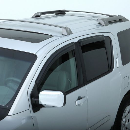 AVS 04-15 Nissan Armada Ventvisor Outside Mount Window Deflectors 4pc - Smoke-tuningsupply.com