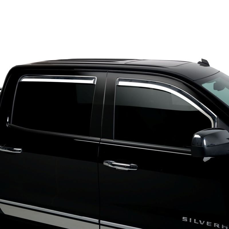 

Putco 480440 - PUT480440 - Putco 14-18 Chevy Silverado LD - 4 Door - Crew Cab Element Chrome Window Visors - Shipped in Europe - Tuningsupply.com

