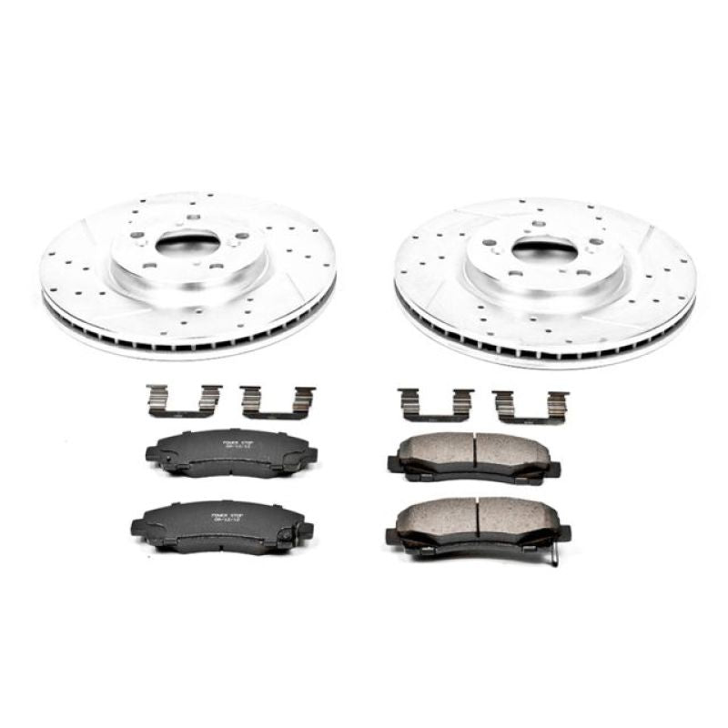 

PowerStop K5855 - PSBK5855 - Power Stop 09-14 Acura TL Front Z23 Evolution Sport Brake Kit - Shipped in Europe - Tuningsupply.com
